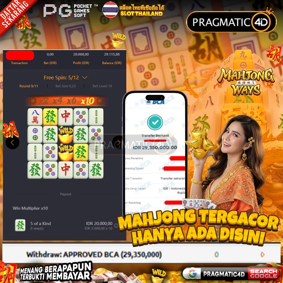 BUKTI KEMENANGAN MEMBER 07 NOVEMBER 2025 DI PRAGMATIC4D 29 JUTA