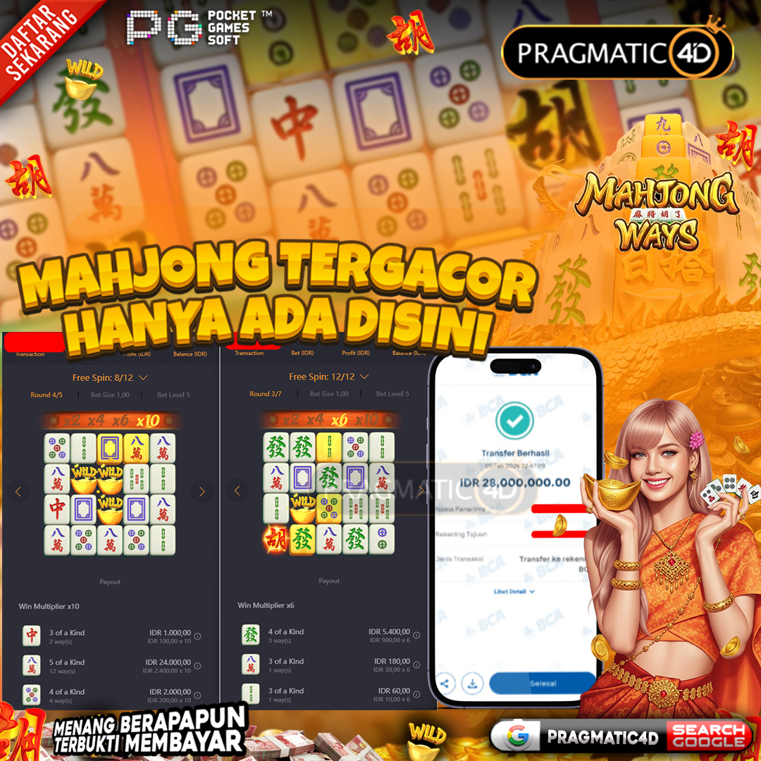 BUKTI KEMENANGAN MEMBER 06 FEBRUARY 2026 DI PRAGMATIC4D 28 JUTA