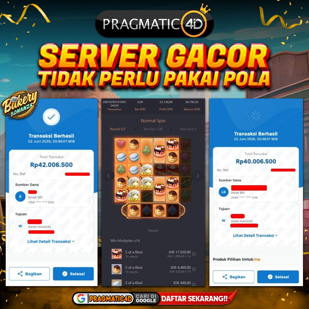 BUKTI KEMENANGAN MEMBER 03 JUNI 2026 DI PRAGMATIC4D 82 JUTA