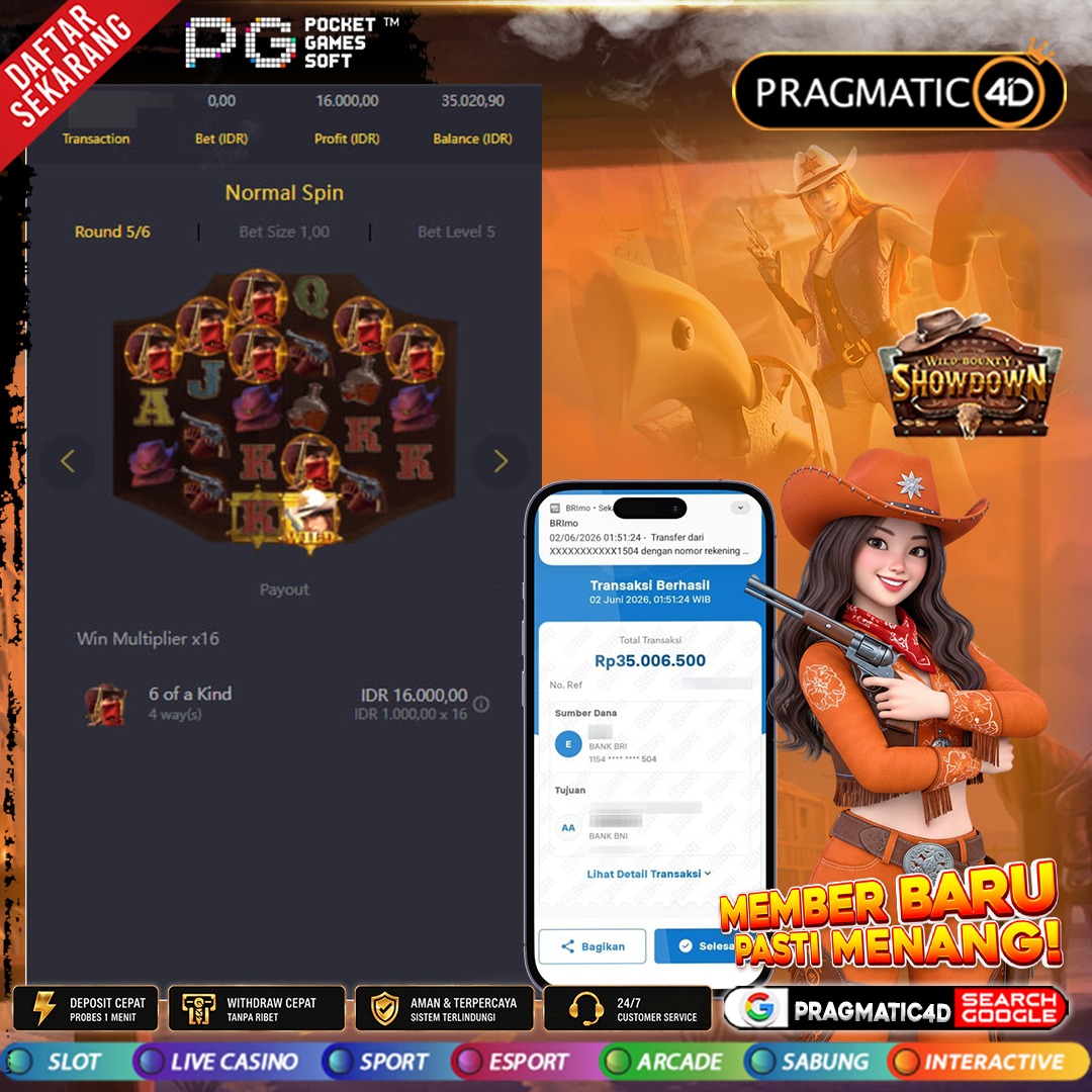 BUKTI KEMENANGAN MEMBER 02 JUNI 2026 DI PRAGMATIC4D 28 JUTA